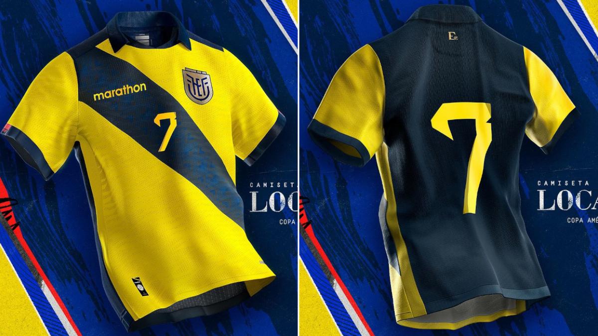 Camiseta Oficial Seleccion De Futbol Ecuador Copa America Khondrion