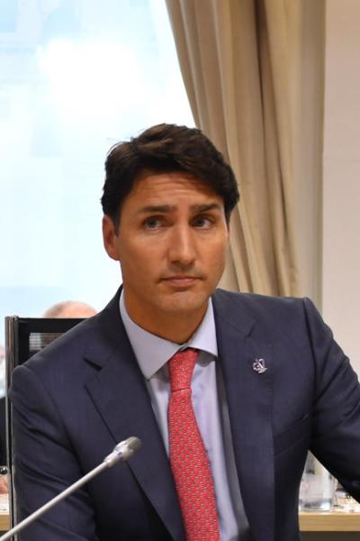 Justin Trudeau, primer ministro de Canadá, en enero de 2020.