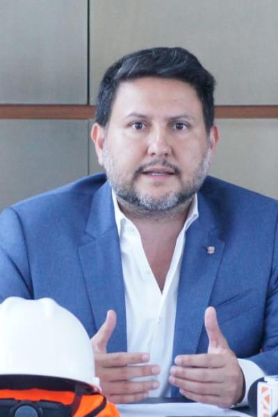 El ministro de Transporte, Gabriel Martínez, durante un evento público el pasado 2 de marzo de 2020. 