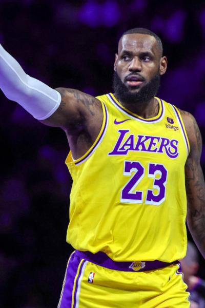 LeBron James, en la final de la Copa de la NBA con Los Angeles Lakers, el 9 de diciembre de 2023.