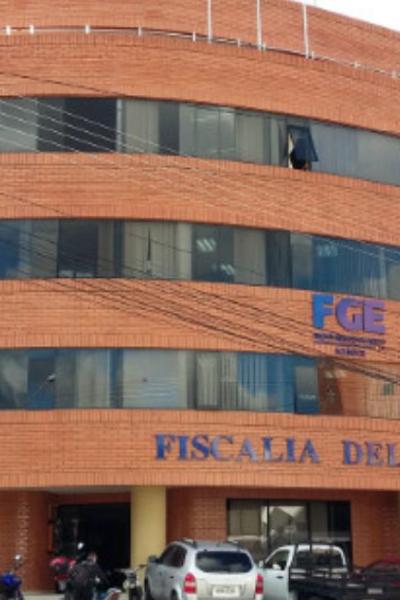 Imagen referencial. Fachada de la Fiscalía del Azuay, en Cuenca.