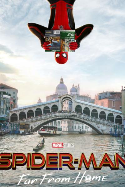 Fragmento de afiche de "Spider-man: far from home"