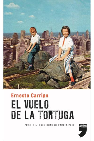 Portada de "El vuelo de la tortuga", de Ernesto Carrión.