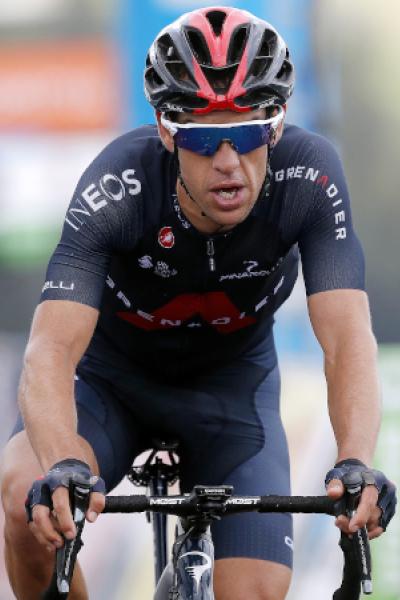 LA PLAGNE, FRANCE - JUNE 05: Richie Porte of Australia and Team INEOS Grenadiers at arrival during the 73rd Critérium du Dauphiné 2021, Stage 7 a 171,5km stage from Saint-Martin-Le-Vinoux to La Plagne 2072m / #UCIworldtour / #Dauphiné / @dauphine / on June 05, 2021 in La Plagne, France. (Photo by Bas Czerwinski/Getty Images)