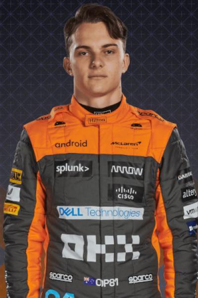 Oscar Piastri piloto de McLaren para la temporada 2023 de la F1.