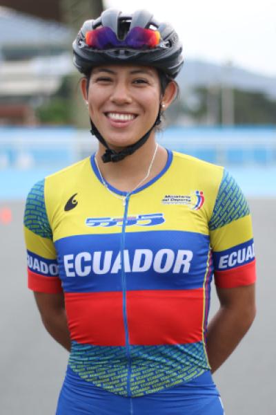 María Loreto Arias, durante el Panamericano de Patinaje.