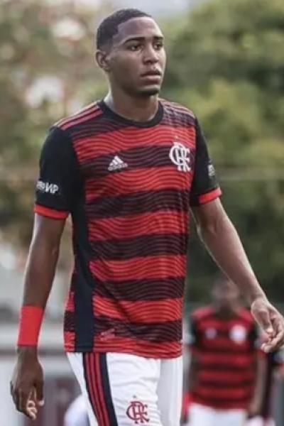 Lorran Lucas, jugando con el Flamengo.