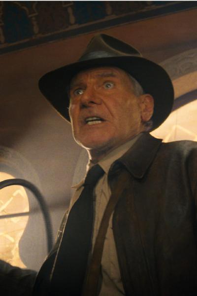 Harrison Ford en una escena de 'Indiana Jones y el día del destino'.