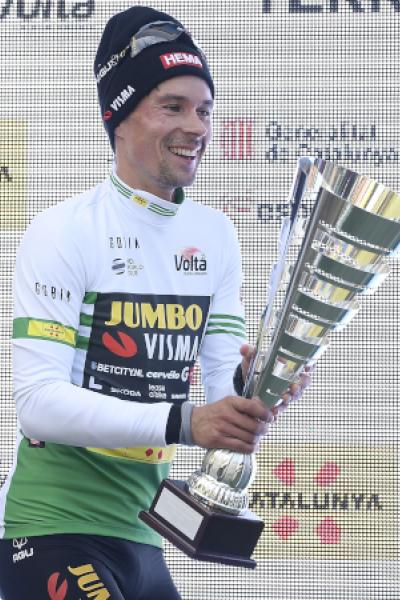 Primoz Roglic, campeón de la Volta a Catalunya, el 24 de marzo de 2023. 