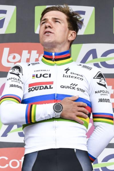 Remco Evenepoel ganó la Lieja-Bastoña-Lieja el 23 de abril de 2023.