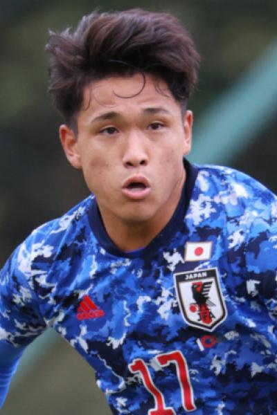 El jugador japonés, Kuryu Matsuki, en un partido con su selección.