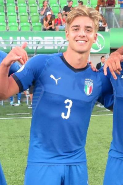 Riccardo Turicchia, de la selección Sub 20 de Italia.