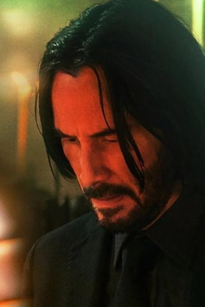 Keanu Reeves en una escena de 'John Wick 4'.