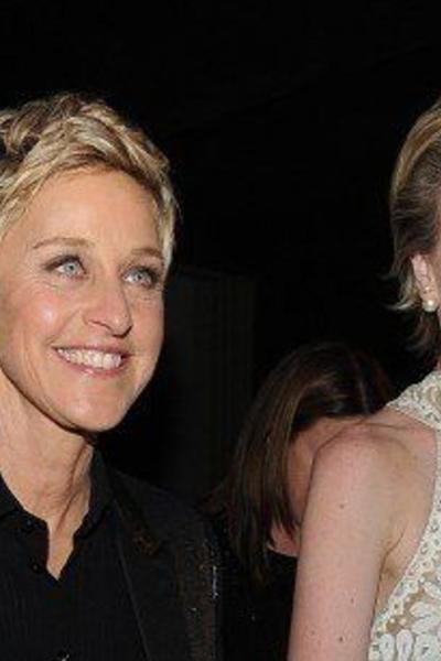 La presentadora Ellen DeGeneres y su esposa, la actriz Portia de Rossi.