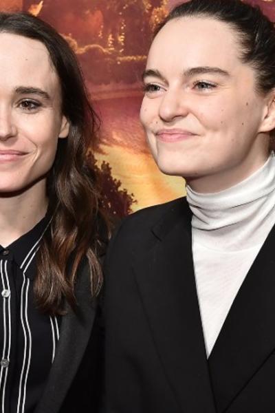 Ellen Page cuando estaba casada con Emma Portner, antes de convertirse en Elliot Page.