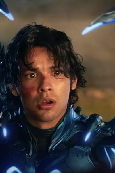 Xolo Maridueña, en una escena de 'Blue Beetle'.