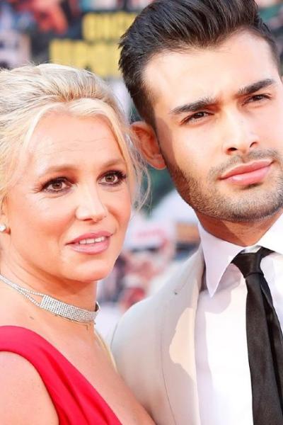 Britney Spears y Sam Asghari.