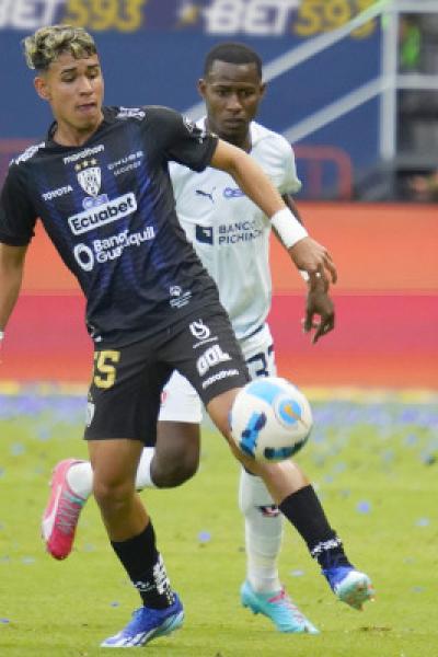 Kendry Páez en la final de ida ante Liga, domingo 10 de diciembre de 2023