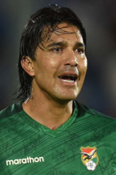 Marcelo Moreno Martins durante el partido entre Uruguay y Bolivia en el Estadio Centenario, el 21 de noviembre de 2023.