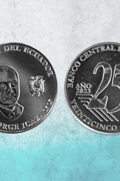 moneda 25 Jorge Icaza