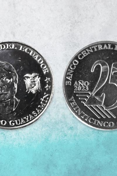 moneda 25 Oswaldo guayasamin