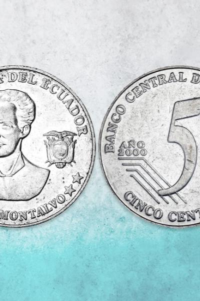 moneda 5 centavos Montalvo