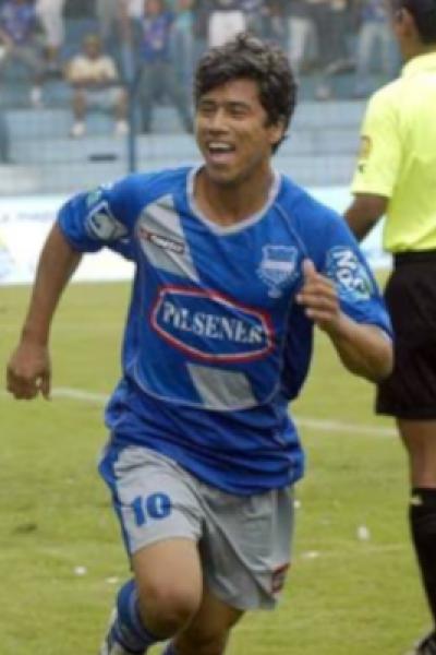 Armando Paredes durante su etapa con Emelec.