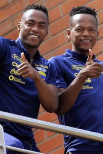 Los hermanos Renato y Romario Ibarra.