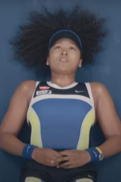 Captura del afiche principal de la serie documental de Naomi Osaka en Netflix.