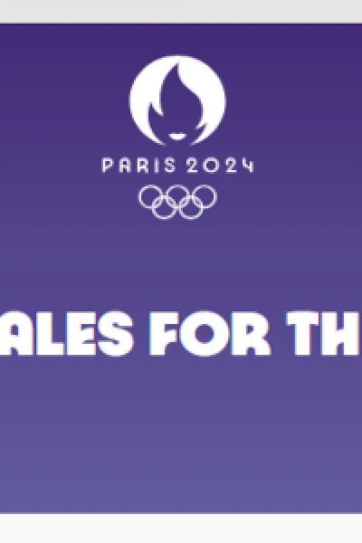 Captura de pantalla de la página principal de venta de entradas de París 2024.