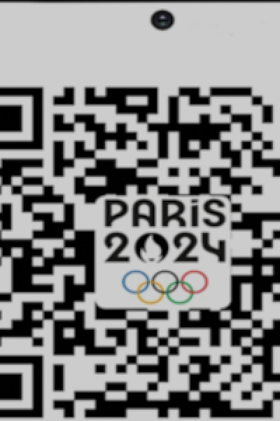 QR de la aplicación de los Juegos Olímpicos de París 2024.