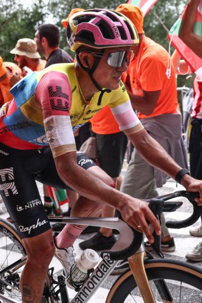 Richard Carapaz, durante la primera etapa del Tour de Francia, el 1 de julio de 2023.