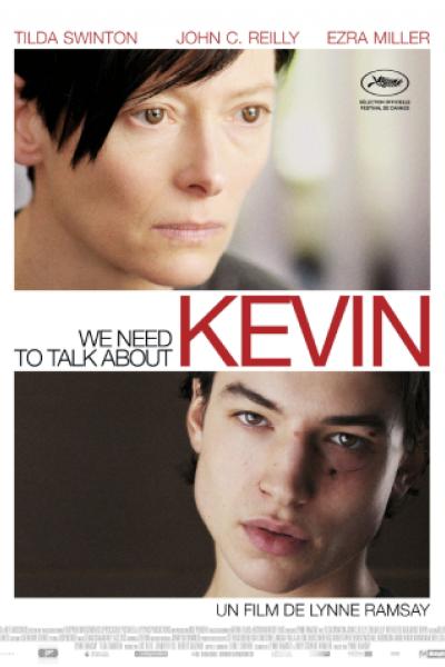 Afiche de "We need to talk about Kevin", de Lynne Ramsay.