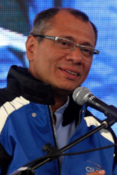 El exvicepresidente Jorge Glas