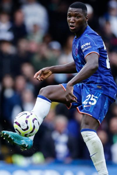 El ecuatoriano Moisés Caicedo, del Chelsea, durante el partido frente al Nottingham Forest, el 6 de octubre de 2024.