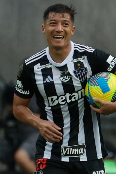 El ecuatoriano Alan Franco, durante un partido de Atlético Mineiro, el 3 de noviembre de 2024.