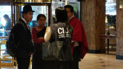 La CIDH recibió testimonios y denuncias sobre las protestas en Ecuador, el 28 de octubre de 2018.