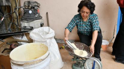 La familia Pulla elaboró 10.000 litros de chicha y 40.000 panes para compartir con los participantes en el Pase del Niño.