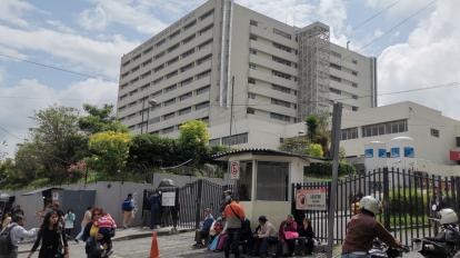 Imagen de los exteriores del Hospital de Especialidades Eugenio Espejo de Quito, el 29 de enero de 2020.