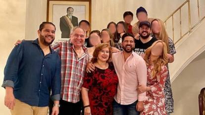 La familia Bucaram Pulley, el 4 de julio de 2021.