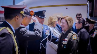 Laura J. Richardson, comandante del Comando Sur del Ejército de Estados Unidos, ha visitado el país en, al menos, dos ocasiones en los últimos dos años.