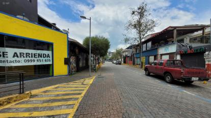 Vista de los alrededores de la Plaza Foch, en el sector de La Mariscal, el 28 de marzo de 2023.