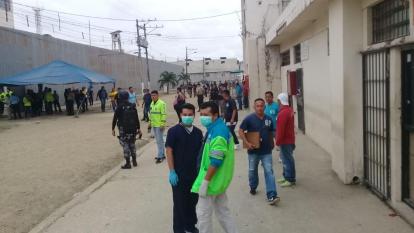 Los reos trataron de adueñarse del Edificio Administrativo de la Penitenciaría. 