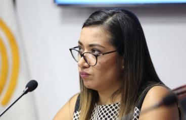 Camila Moreno, integrante del CNE Transitorio