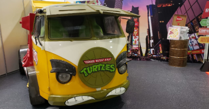 En la feria encontrará la kombi que transportaba a las cuatro Tortugas Ninja Mutantes Adolescentes. 