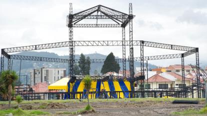 14 de marzo de 2013, el vicepresidente Lenín Moreno visitó las instalaciones del Circo Social en Cuenca. 