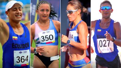 David Hurtado, Glenda Morejón, Daniel Pintado y Rosa Alba Chacha son los ecuatorianos clasificados a París 2024.