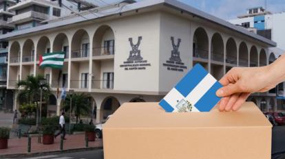 Ilustración sobre las elecciones seccionales para la Alcaldía de Manta.