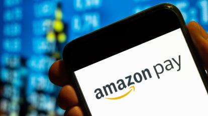 Aplicación de Amazon para compras y pagos online. 