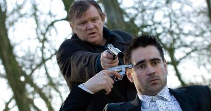 Brendan Gleeson y Colin Farrell, en una escena de 'Espíritus de la isla'.